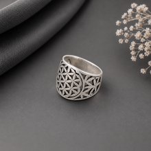 Manisha Intricate Cutwork Silver Ring