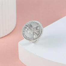 Samar Antique King Coin Silver Ring For Him