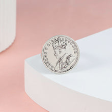 Samar Antique King Coin Silver Ring For Him