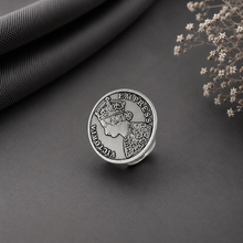 Neetu Victorian Empress Coin Silver Ring
