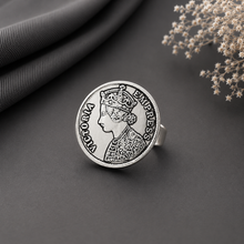 Neetu Victorian Empress Coin Silver Ring