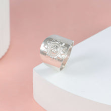 Anvay Divine Sun Glow Silver Ring For Him