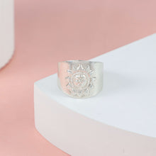 Anvay Divine Sun Glow Silver Ring For Him