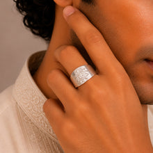 Anvay Divine Sun Glow Silver Ring For Him