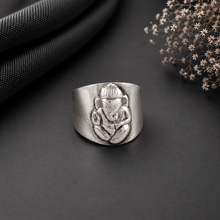 Eshani Divine Ganesh Silver Ring