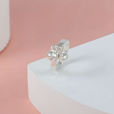 Kriti Cute Minimal Design Silver Ring