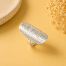 Uditi Curve Silver Ring