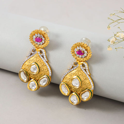 Pratibha Silver Earrings Noor-E-Kanak