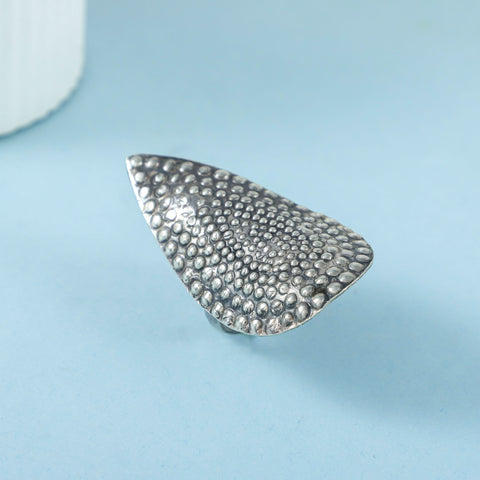 Aanya Elegant Leaf Silver Ring