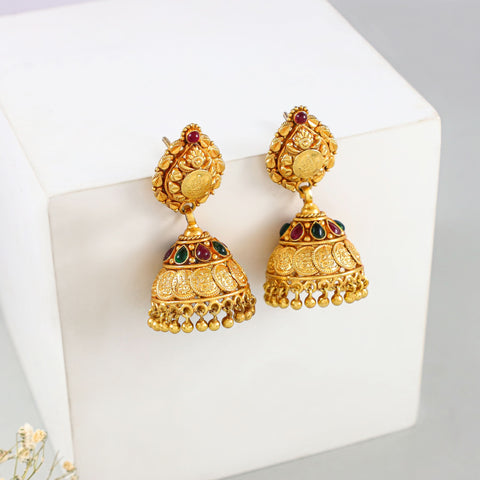 Suhana Glow Elysia Silver Jhumki