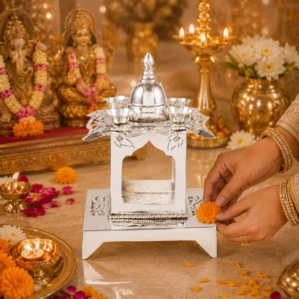 Mangalmay Double Silver Hatri
