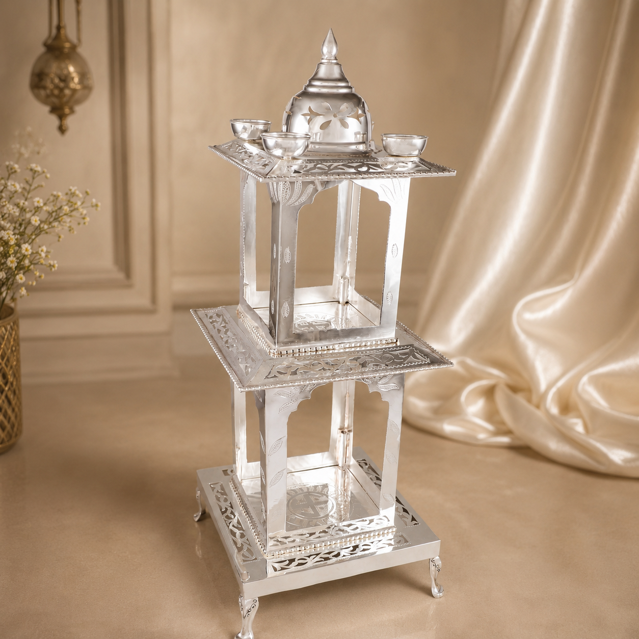 Shubh Aaradhana Silver Hatri
