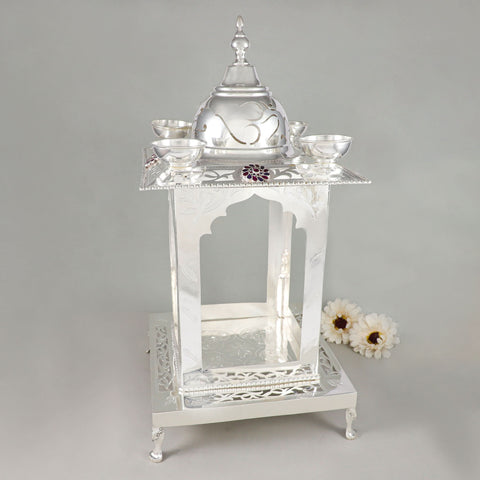 Chowki Style Silver Hatri