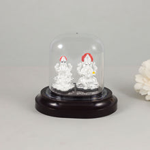 Shringar Laxmi Ganesh Silver Idol