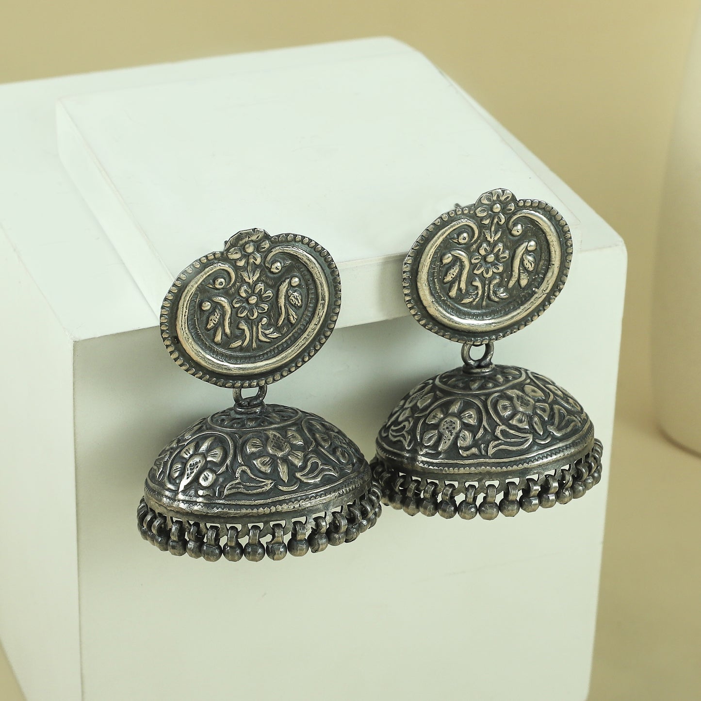 Raashi Pleasing Silver Earrings