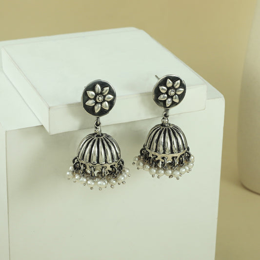 Karuna Elegant Silver Earrings