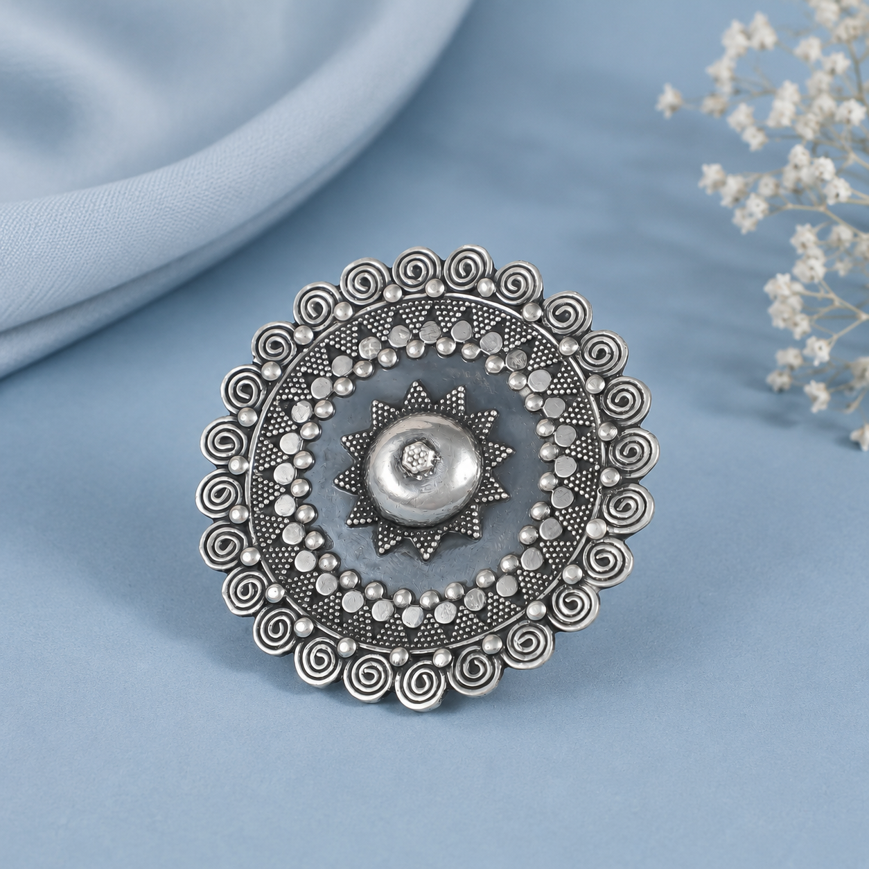 Shanaya Tribal Silver Ring