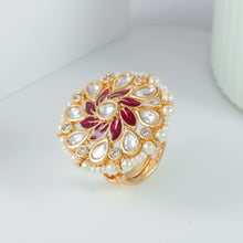 Aarohi Kundan Bloom Ring