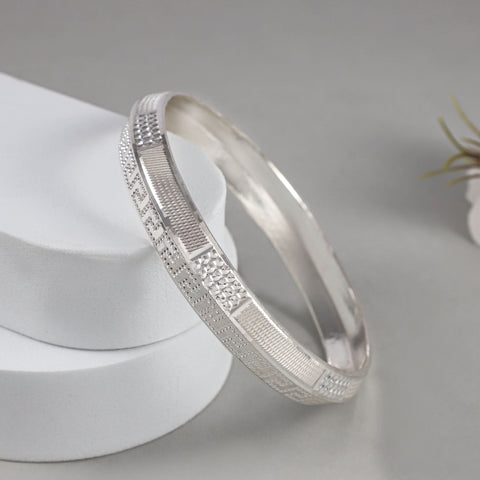 Harsh Majestic Greek Silver Kada For Him