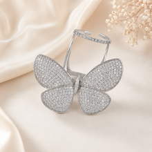 Pranika Eternal Glow Butterfly Silver Ring