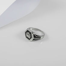Zayan Crown Power Silver Ring For Him