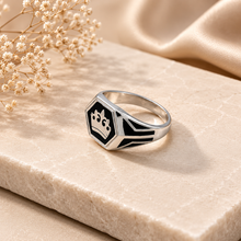 Zayan Crown Power Silver Ring For Him