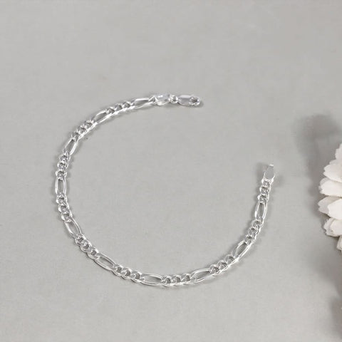 Aman Falcon Chain Silver Bracelet For Him