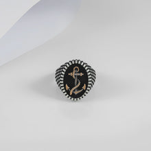 Varun Anchor Signet Silver Ring For Him