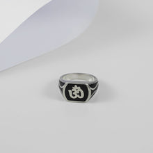 Sarthak Om Power Silver Ring For Him