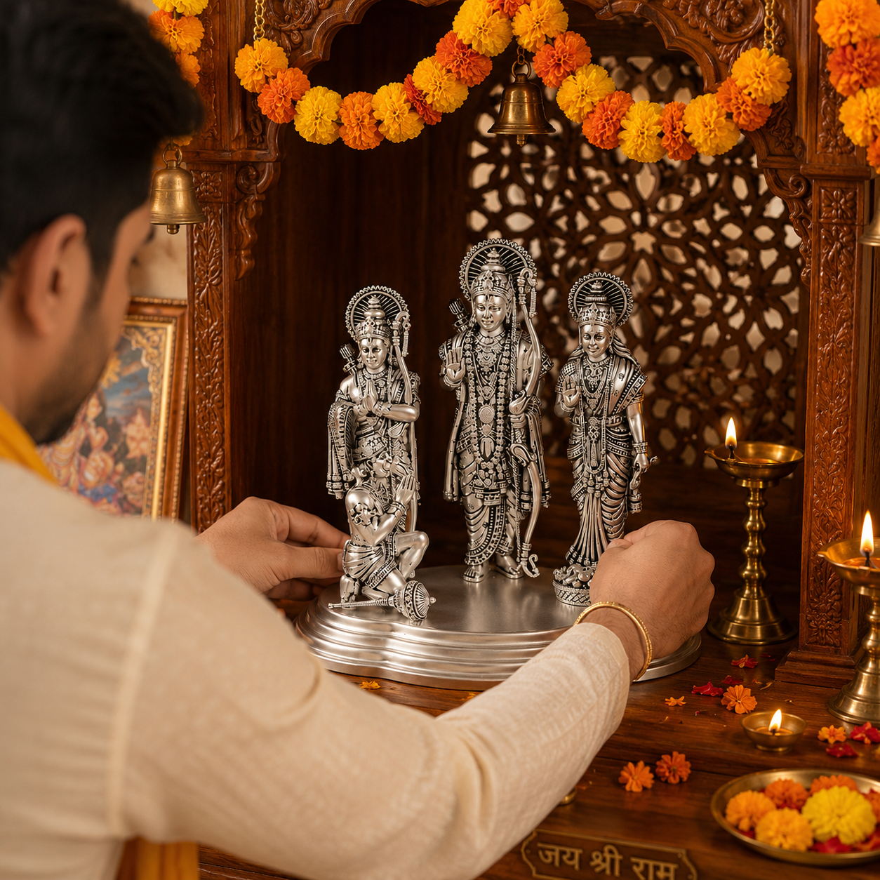 Devotional Ram Parivar Idol