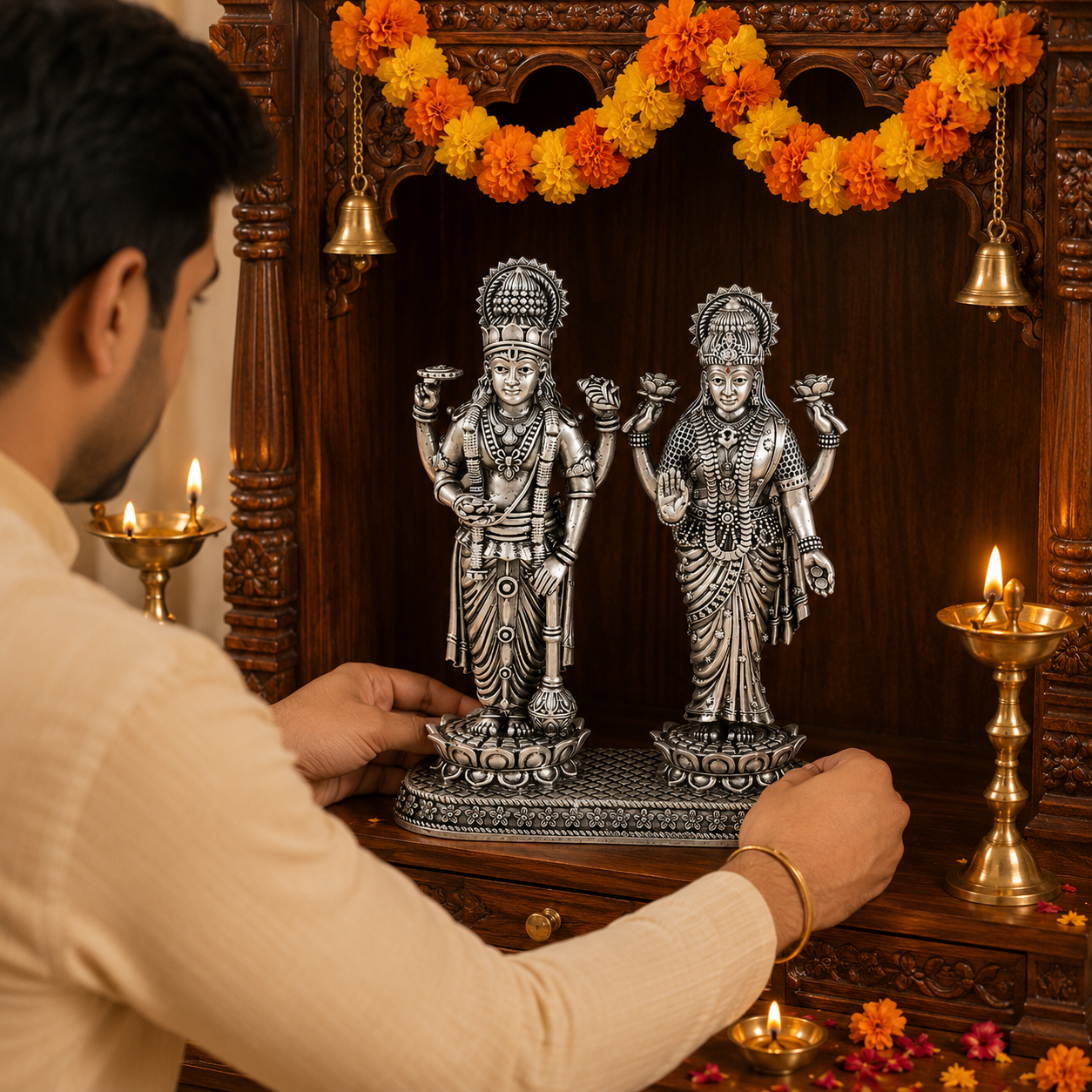 Divine Lakshmi Narayan Idol