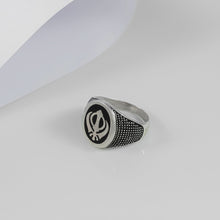 Advik Divine Khanda Silver Ring For Him