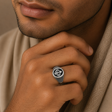 Advik Divine Khanda Silver Ring For Him