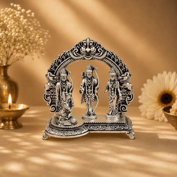 Graceful Ram Darbar Silver Idol
