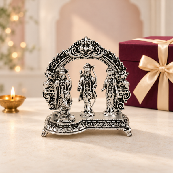 Graceful Ram Darbar Silver Idol