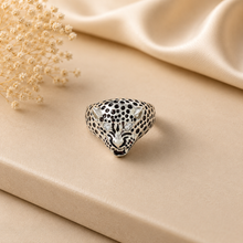 Zayan Leopard Power Silver Ring For Him
