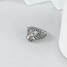 Zayan Leopard Power Silver Ring For Him