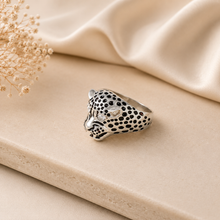 Zayan Leopard Power Silver Ring For Him