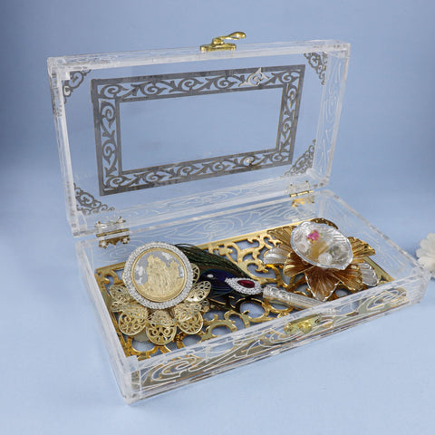 Sacred Silver 14Gm Coin And Bowl Set Box