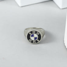Avik BMW Logo Silver Ring For Him