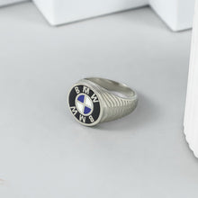 Avik BMW Logo Silver Ring For Him