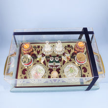Blessed Silver 40Gm 2 Idol And 4 Bowls Set Box