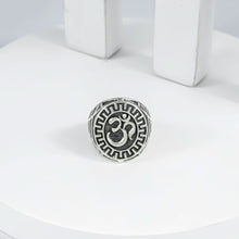 Dilip Sacred Om Legacy Silver Ring For Him