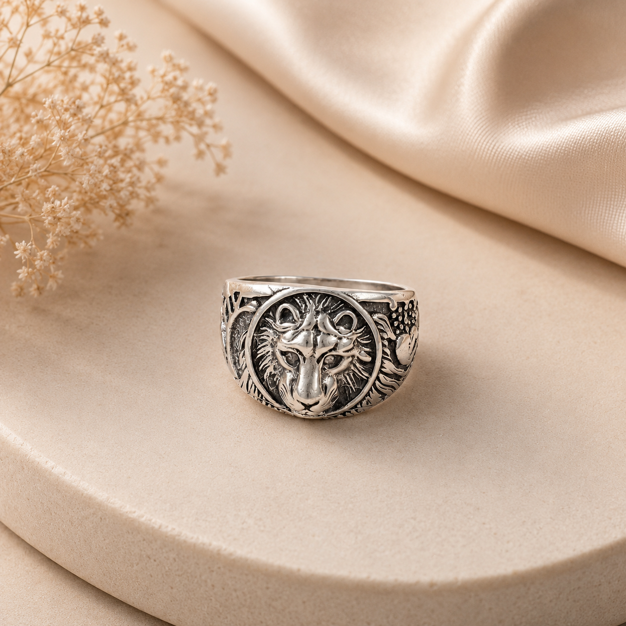 Sunil Aries Legacy Signet Silver Ring For Him