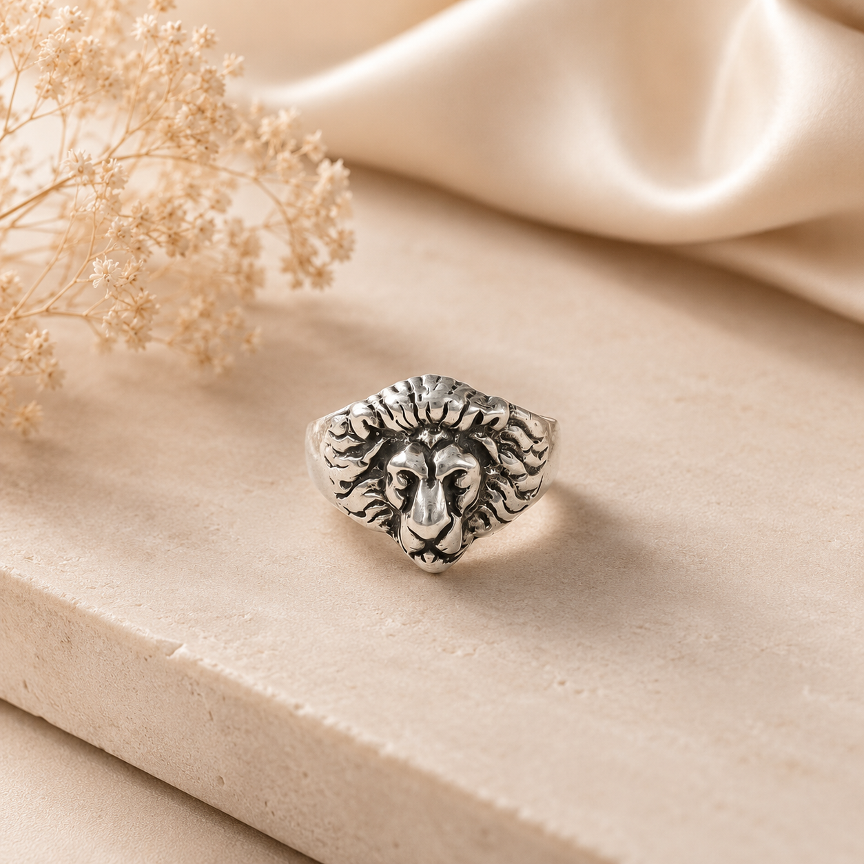 Ayaan Zodiac Inspired Silver Ring For Him