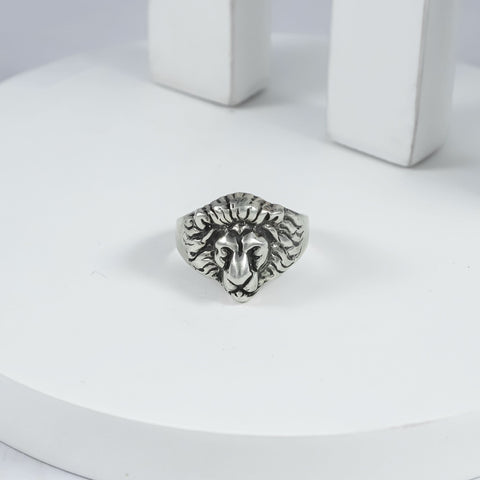 Ayaan Zodiac Inspired Silver Ring For Him