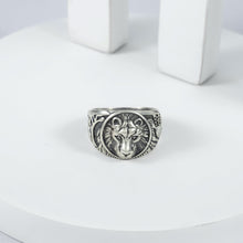 Eshaan 3D Lion Head Silver Ring For Him