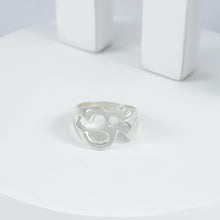 Shiva Om Silver Ring For Him