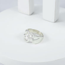Shiva Om Silver Ring For Him