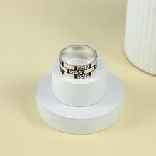Laksh Geometric Pattern Silver Band For Him